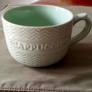 Signature Large Cappuccino Mint Green Mug